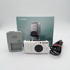 Canon IXUS 300 HS 10,0MP fotocamera digitale compatta bianca IMBALLO ORIGINALE - testato rivenditore