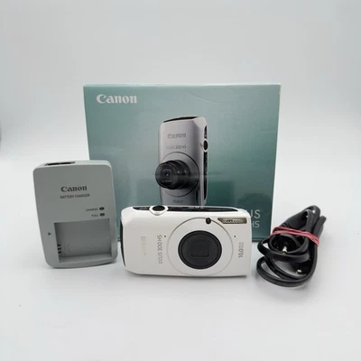 Canon IXUS 300 HS 10,0MP Kompakt Digitalkamera Weiß OVP - Getestet Händler - Bild 1 von 4