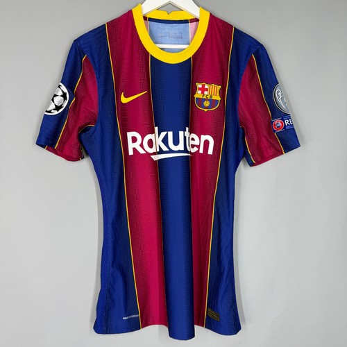 FC BARCELONA SPANIEN 2020/2021 HOME VAPOR SHIRT TRIKOT NIKE PLAYER ISSUE 10 MESSI - Bild 2 von 12