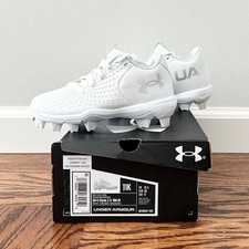 ¡Nuevo! Botines UNDER ARMOUR Niñas Glyde 2.0 Rm Jr Blancos Talla 11K Niños Pequeños Nuevos en Caja