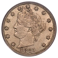 1885 5C Liberty Nickel PCGS XF45 (CAC)