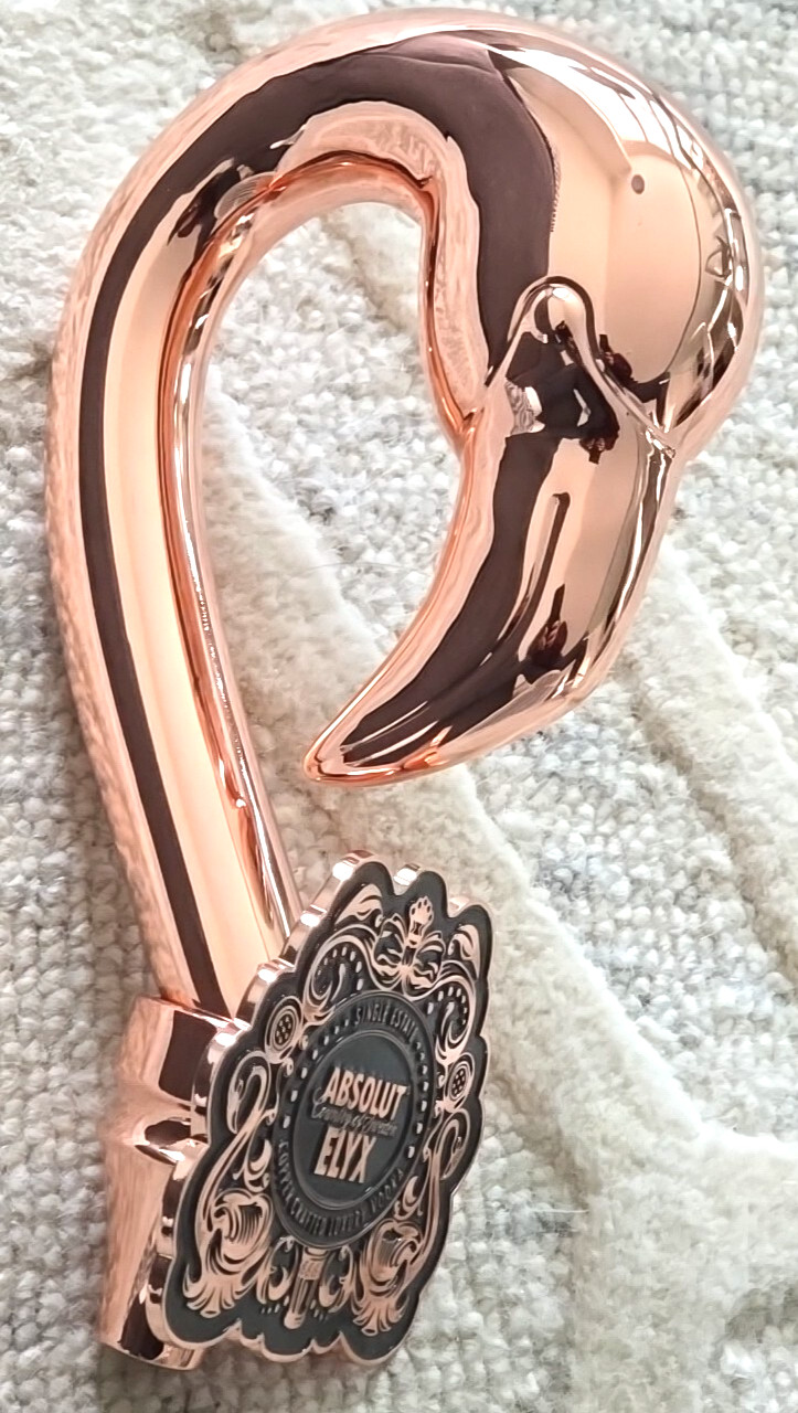 Absolut Elyx Copper Vodka Flamingo Bar Tap Handle NEW