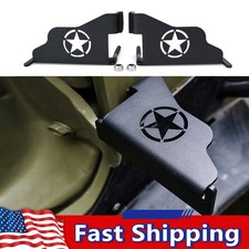 Foot Pegs Rest Pedal Door Hinge For Jeep Wrangler Tj 1997-2006 Black Accessories