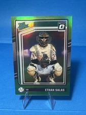 2024 Panini Donruss - Optic Ethan Salas #124 Lime Green Prizm /149 (RC)