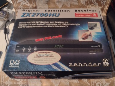 Zehnder ZX 2700 HU, Digital Satelliten Receiver ''Neu'' in Original Verpackung.