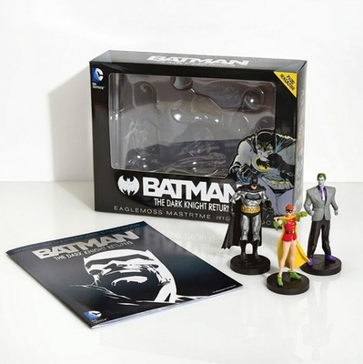 Batman The Dark Knight Returns 3 Figuren DC Comics Eaglemoss Set mit Magazin
