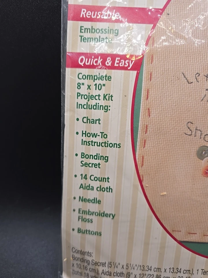 Plaid Stitched Impressions #21873 Let It Snow Alma Lynne Designs Complete Kit - Image 3 of 4