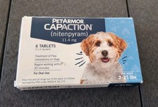 PetArmor Capaction Oral Flea Treatment for Dogs 2-25 lbs 6 tablets