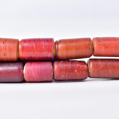 Cornaline d'Aleppo Venetian Trade Beads 30 inch