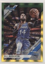 2019-20 Panini Donruss Holo Green & Yellow Laser DJ Augustin #147 03db