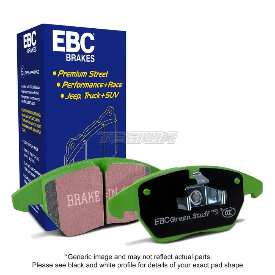EBC Greenstuff Rear Pads for Suzuki Swift Sport ZC31S 06-12 - SWIFT SPORT CHA...