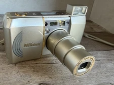 Nikon Lite Touch 140 ED AF Point Shoot Zoom Date 35mm Film Camera TESTED