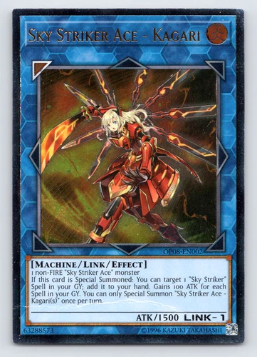 Sky Striker Ace - Kagari - OP08-EN002 - Ultimate Rare Yugioh