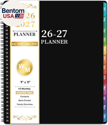 Planner 2026-2027 - Academic Planner 2026-2027, July 2026 - June 2027, 9'' X 11'',