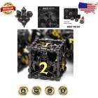 Unique Lightweight Grim Reaper Metal Dice Set - Perfect for Dungeons & Dragons