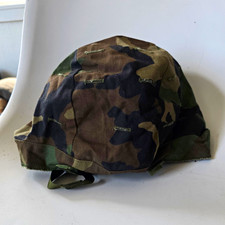 Woodland Camouflage Helmet Cover Small/Extra Small - Militaria Theme