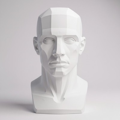 Adam Bust: Planar Hybrid Head, Art Reference.