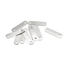 Repair Plate, 30mmx8mm, Flat Fixing Mending Corner Brace Bracket Connector 10pcs