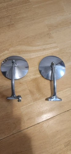 Vintage Pair Of 1948 Pontiac Chevy  Cadillac Outside Rear View Mirrors King Bee!