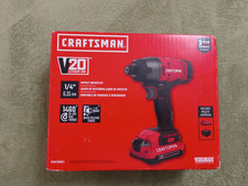 Craftsman V20 20V MAX Cordless Impact Driver Kit CMCF800C1 - New Open Box