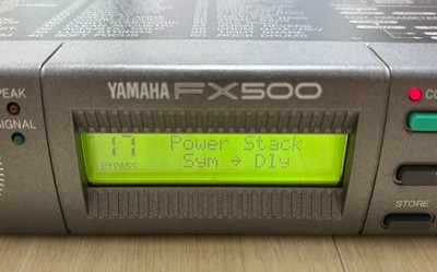 Yamaha FX500 Simul Effect Processor with Adapter Used from Japan