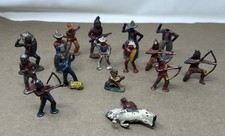 Vintage Manoil Barclay Dime Store Lead Cowboys  Indians Western Figures