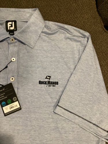 Camisa de golf Rock Manor Footjoy para hombre L nueva etiqueta azul $69 - Imagen 4 de 6