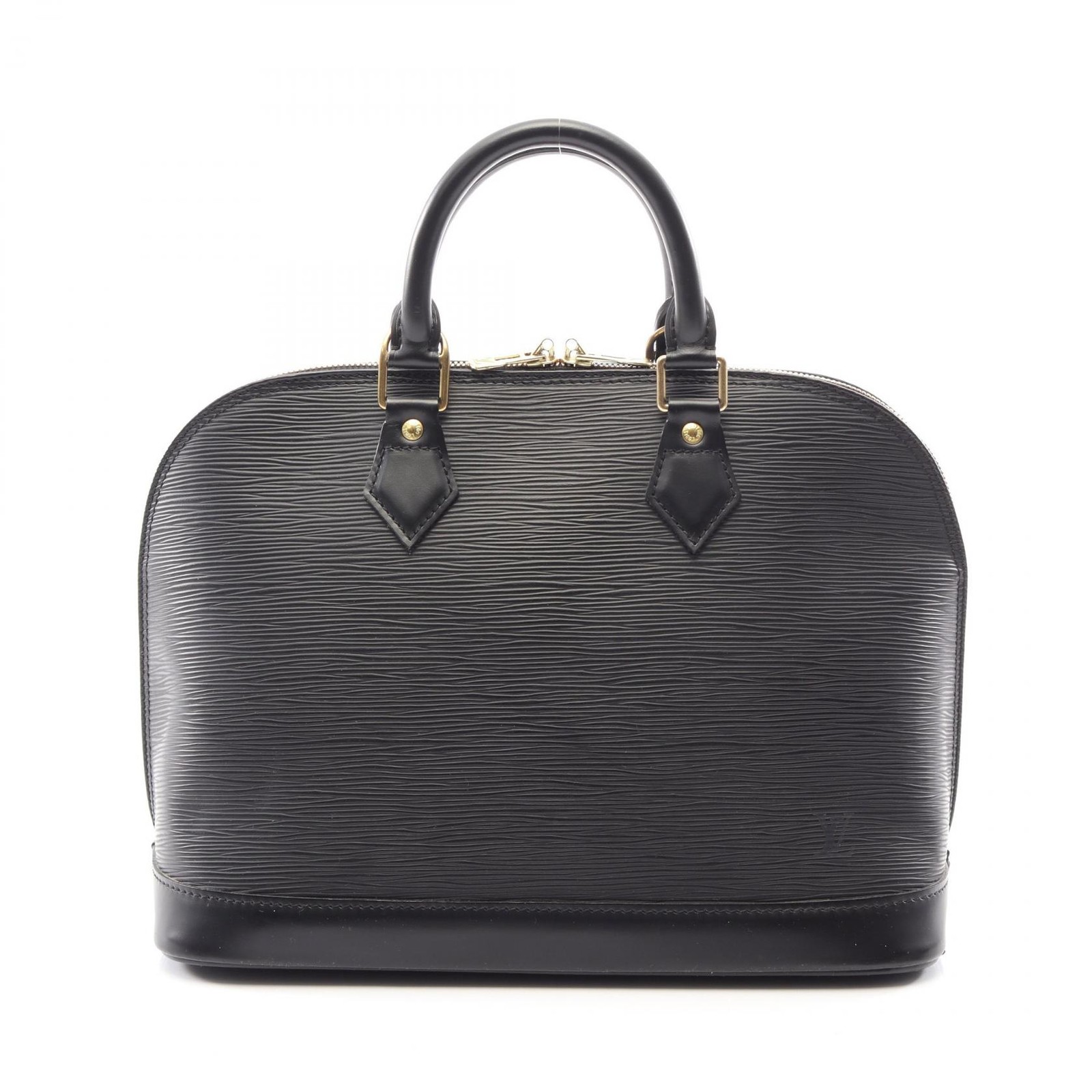 LOUIS VUITTON Alma Handbag M52142 Epi leather Noir Used Women