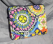 NWOT Vera Bradley Quilted Cotton Tablet Organizer Sleeve Case 10.5X8.5