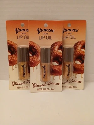 DREI Lippenöl glasierter Donut je 3 ml versiegelt - Bild 1 von 4