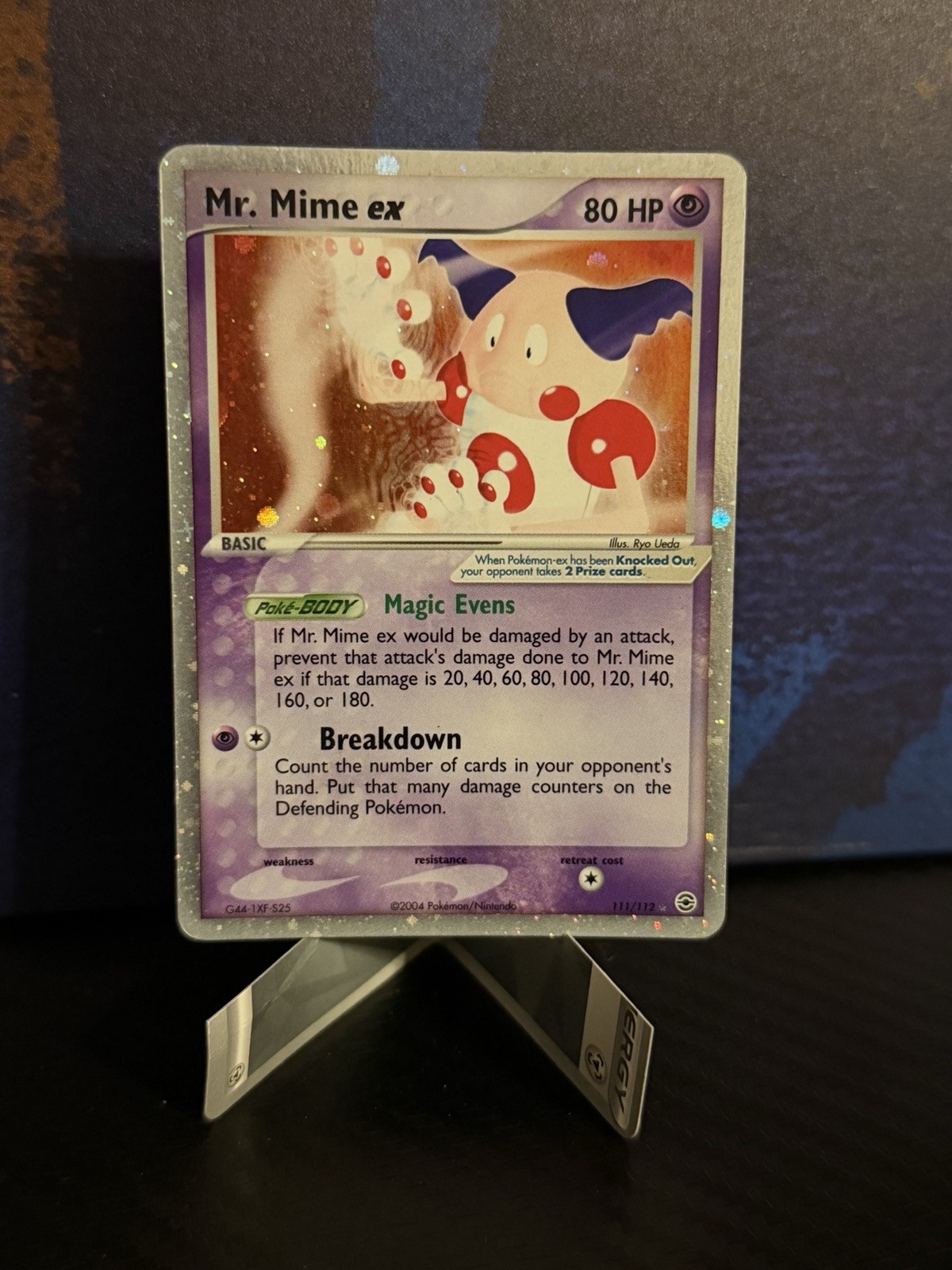 Mr. Mime ex 111/112 FireRed & LeafGreen Holo Rare Pokémon Card
