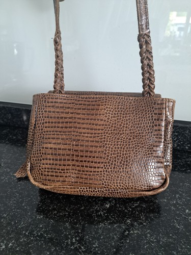 Liebeskind Damen kleine Handtasche Braun TOP Zustand Krokolook - Bild 5 von 14