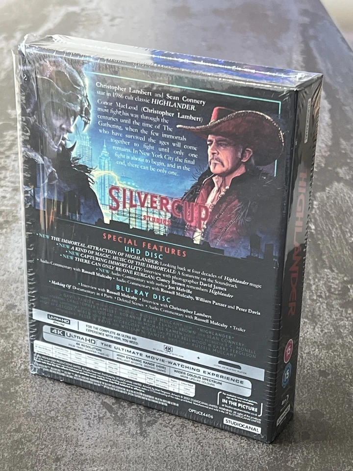 Highlander: Collectors Edition StudioCanal 4K + Blu-Ray Booklet Artcards - Image 2 of 3