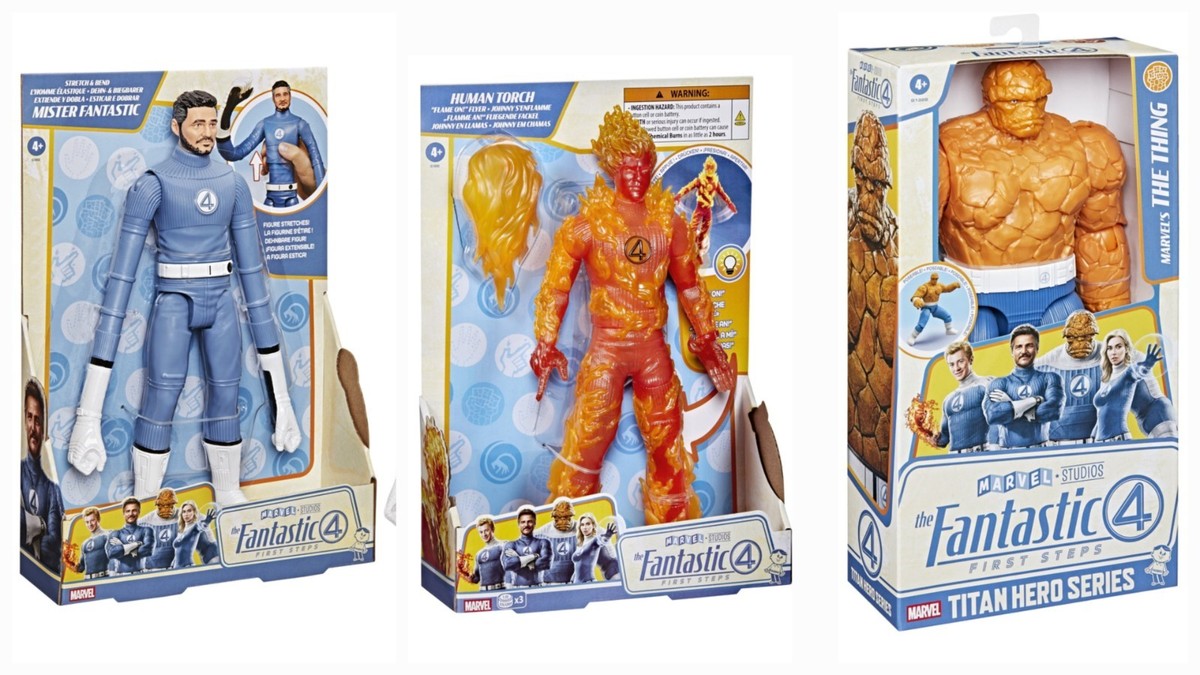 Fantastic 4 Four First Steps Titan Hero Series 3pk: Mr Fantastic