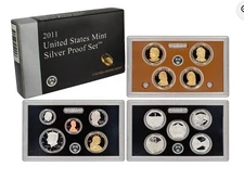 2011 U.S. Mint Silver Proof Set 14 Coins w/ Box & COA ~ Pristine ~