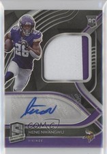 2021 Panini Spectra Rookie Patch Auto 28/125 Kene Nwangwu #240 Patch Auto ux1