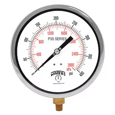 #ad Winters P3s6090 Industrial Pressure Gauge 0 To 400 Psi 6 In Dial 1 4 In Npt $72.79