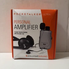 Williams Sound PKT-D1 Pocketalker Ultra Personal Sound Amplifier NICE SHAPE