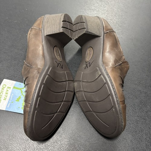 EARTH ORIGINS, LADIES Brown Archer LEATHER Loafer, SIZE 9.5 ‘Madison' - Picture 6 of 6