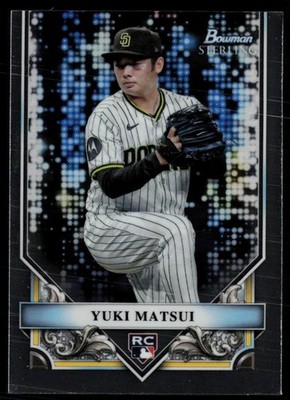 YUKI MATSUI 2024 BOWMAN STERLING ROOKIES RC SAN DIEGO PADRES #BSR-15