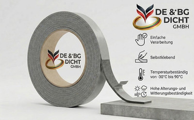 Kompriband Quellband Fugendichtband BG1 15/7-12 mm, grau, 4,3 m