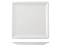 Teller Aus Porzellan, 25,5X25,5 Cm, Weiß H&h