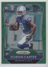 2015 Panini Prizm Rookies Green Prizm Duron Carter #227 0c4