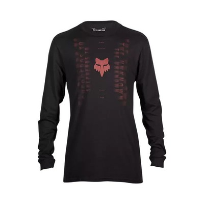 Fox Racing Faded Out Long Sleeve Premium Tee - Black - Medium