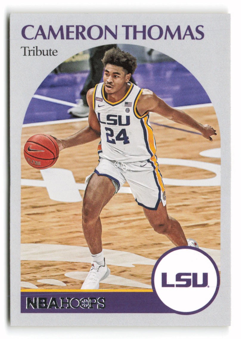 2021 Panini Chronicles Draft Picks #65 Cameron Thomas LSU Tigers