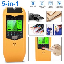 5 in 1 Digital Stud Finder Wood Metal Pipe Wire Wall Scanner Sensor LCD Detector