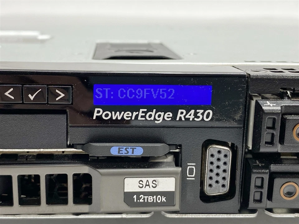 Servidor Dell PowerEdge R430 1*Xeon E5-2603 v3 1,60 GHz CPU 32 GB RAM *Sin disco duro H330 Foto 3 de 4