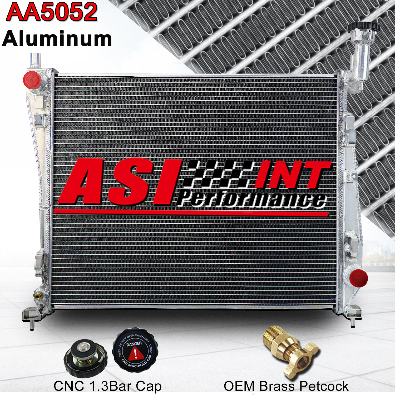 3 Row Aluminum Radiator for 2011-2021 Jeep Grand Cherokee Dodge Durango 3.6 5.7L