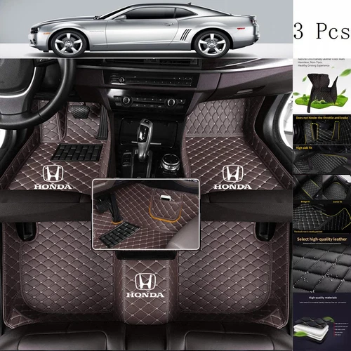 Alfombrillas de coche aptas para HONDA Civic sedán/hatchback cupé de 4 puertas 2 puertas 1994-2025 - Imagen 2 de 41