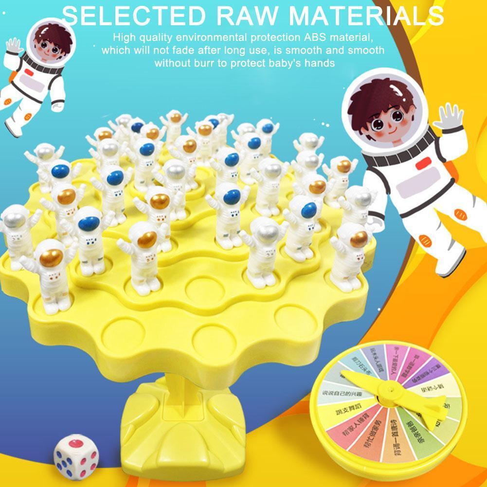 Astronauta Balance Math Jogo Educacional Early Learning Scale STEM  Brinquedos Montessori Math Toy Kids Math Balancing